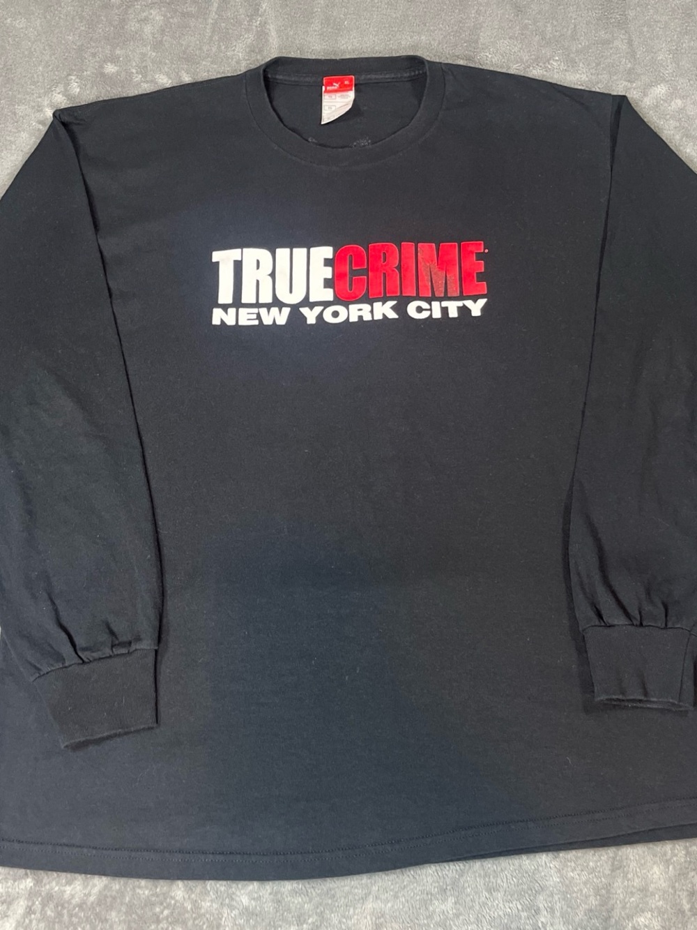 Puma TRUE CRIME New York City Black Long Sleeve Tee